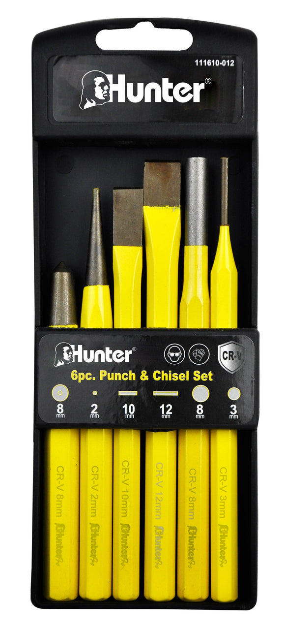 6 pcs Punch & Chisels set 50 CRV | Hunter